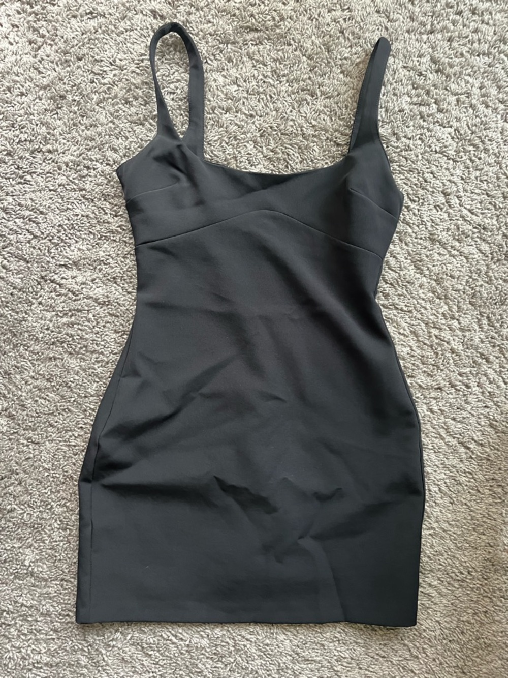 Zara Black Mini Bodycon Dress